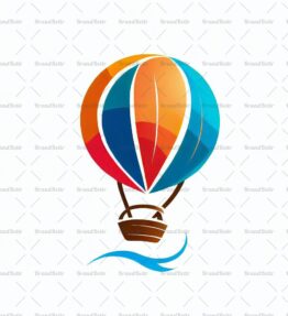 Reisender Heißluftballon
